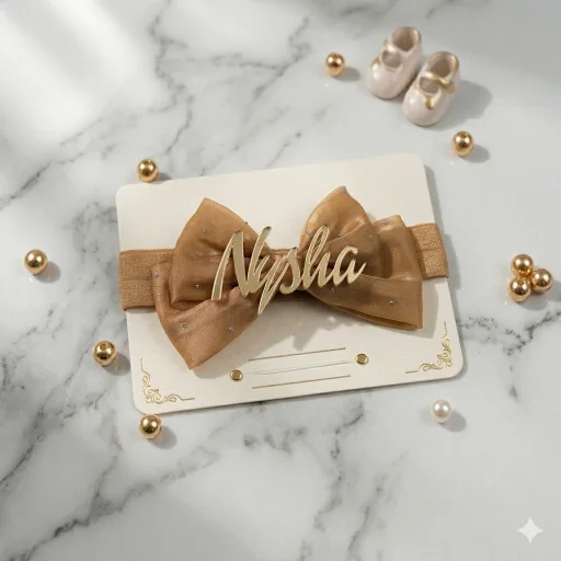 Personalized Newborn Name Hairband
