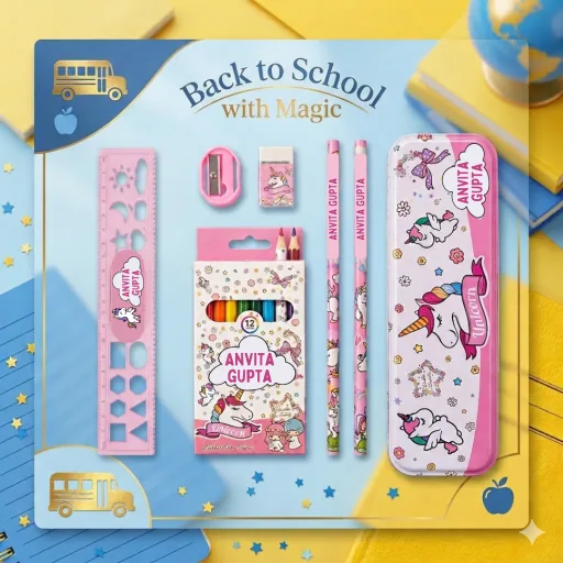 Personalized Kids Stationery Gift Box