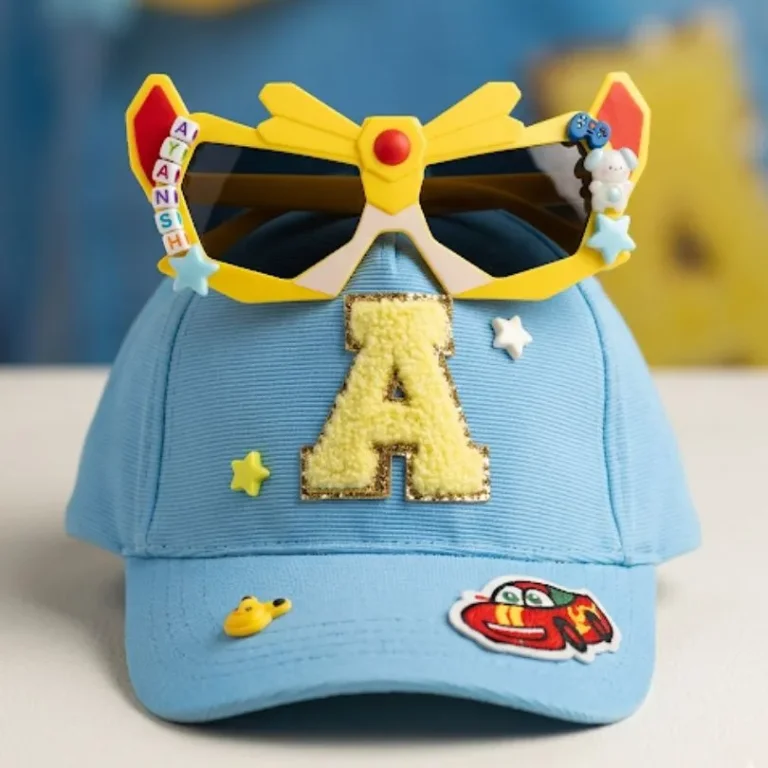 SuperHero Combo – Personalized Robo Sunglasses & Cap for Boys