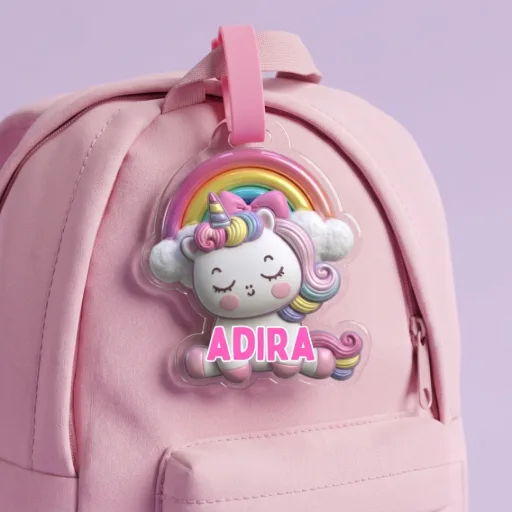 Shape Luggage Tag - Unicorn