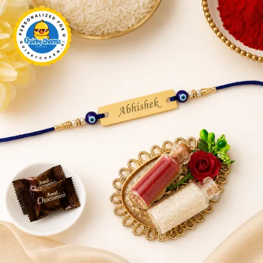 Personalized Evil Eye Name Rakhi