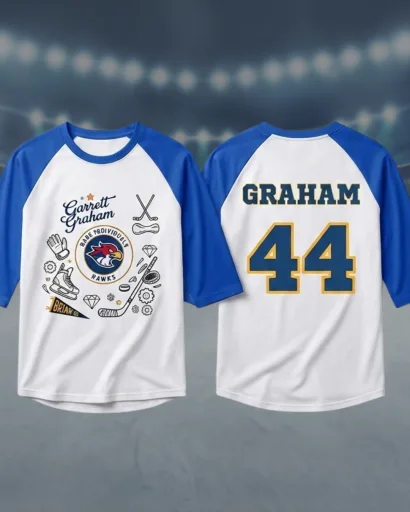 Garrett Graham #44 Ice Hockey Fan Jersey T-Shirt image 2