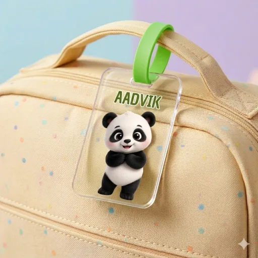 Personalized Girls Bag Tag Gender: Unisex