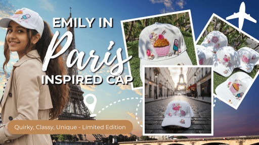Emily in Paris Inspired Caps – Parisian Charm with a Quirky Twist 🇫🇷✨