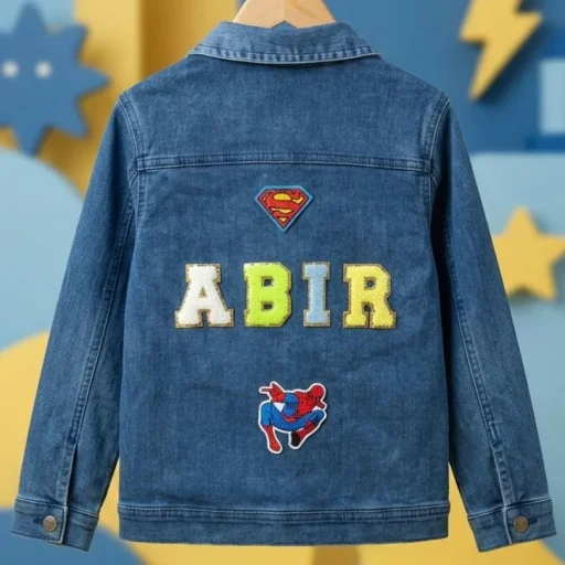 Personalized Denim Jacket Boys