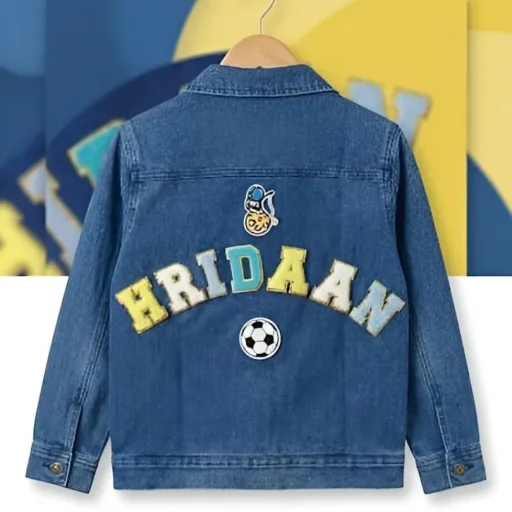 Personalized Denim Jacket Boys Size: 12-13 Year