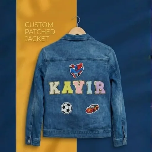 Personalized Denim Jacket Boys Size: 1-2 Year