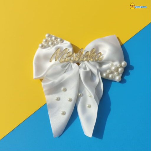 Personalized Pearly Hairbow