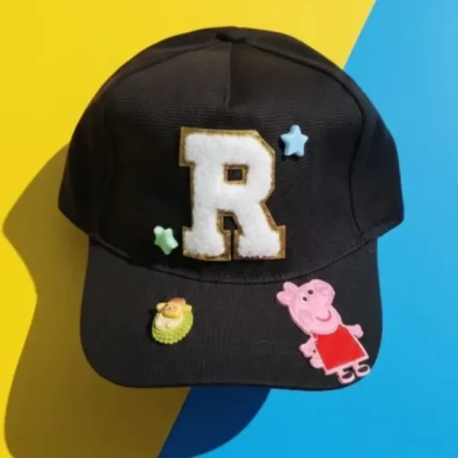 Personalized Cap Age: 1-4, Color: Black