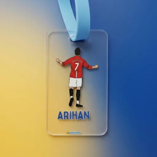 Boys Luggage Tag - Personalized(Transparent Tag)