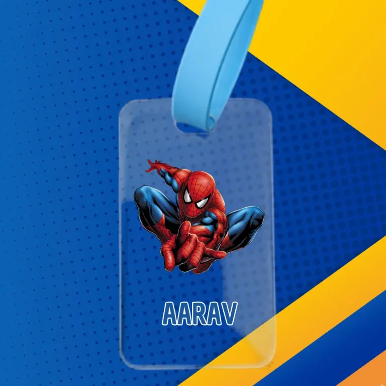Boys Luggage Tag - Personalized(Transparent Tag)