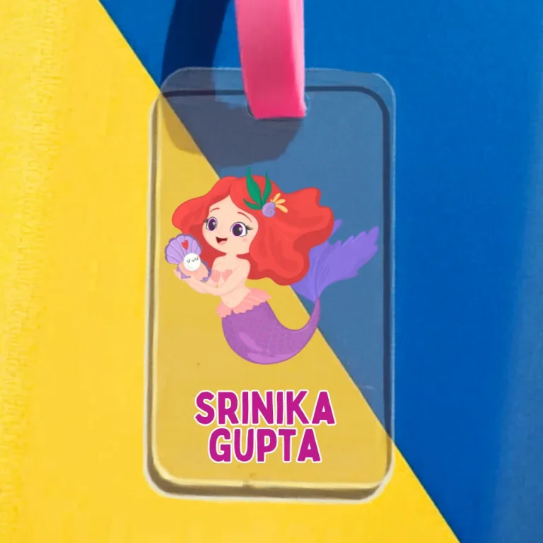 Personalized Girls Bag Tag Gender: Girl