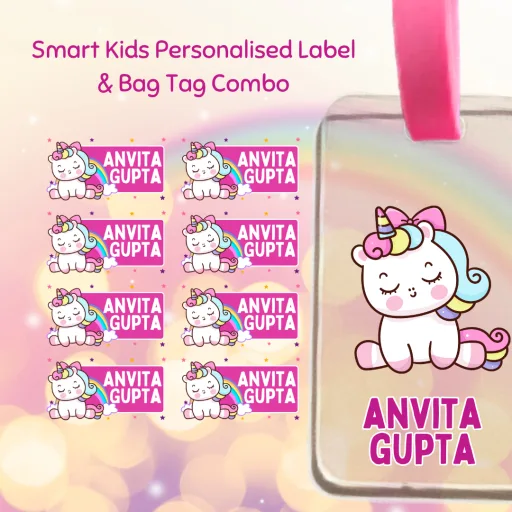 Smart Kids Personalised Label & Bag Tag Combo image 2